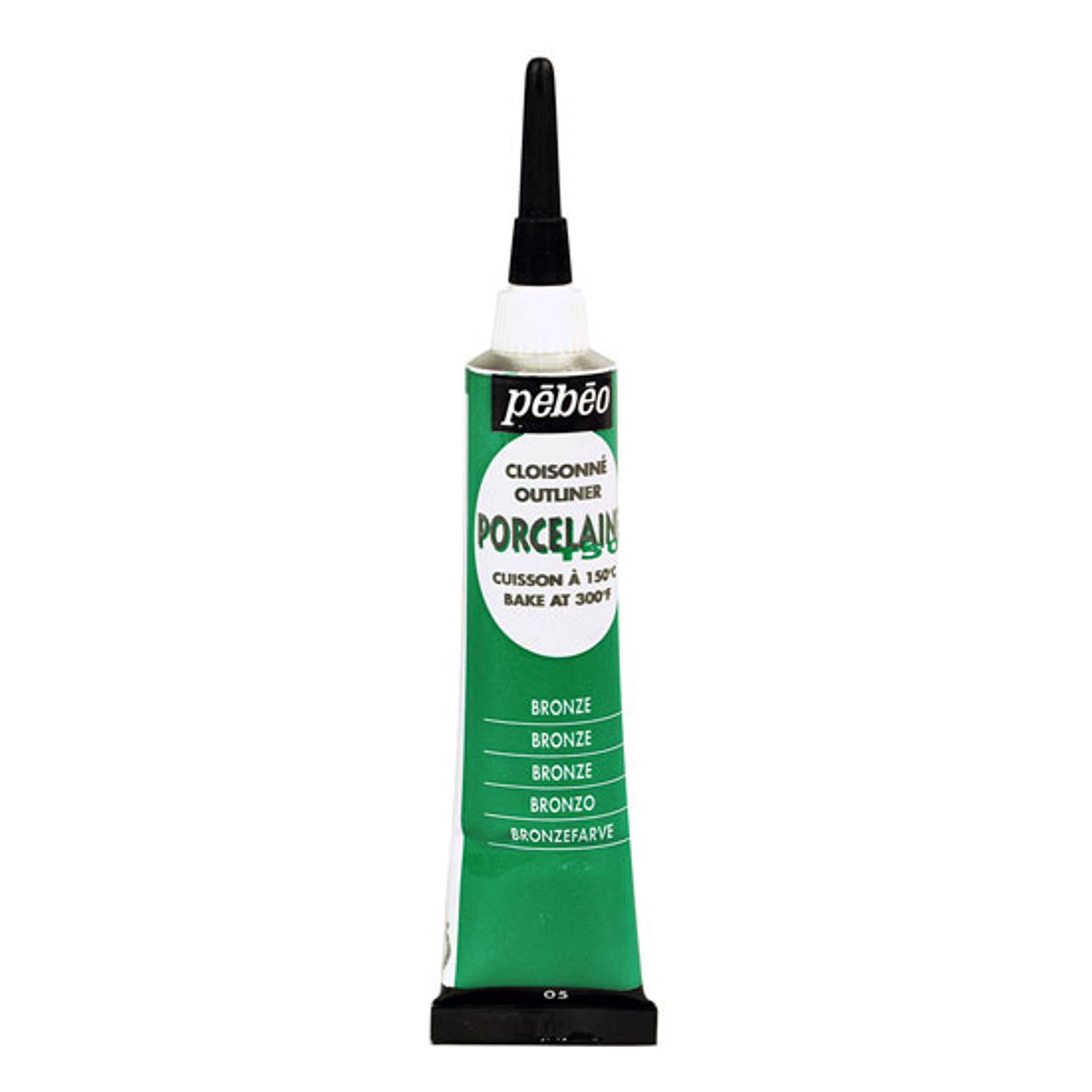Pebeo Porcelaine 150 Outliner - 20ml - Bronze Green
