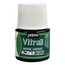 Pebeo Vitrail Paints 45ml Colours - Emerald
