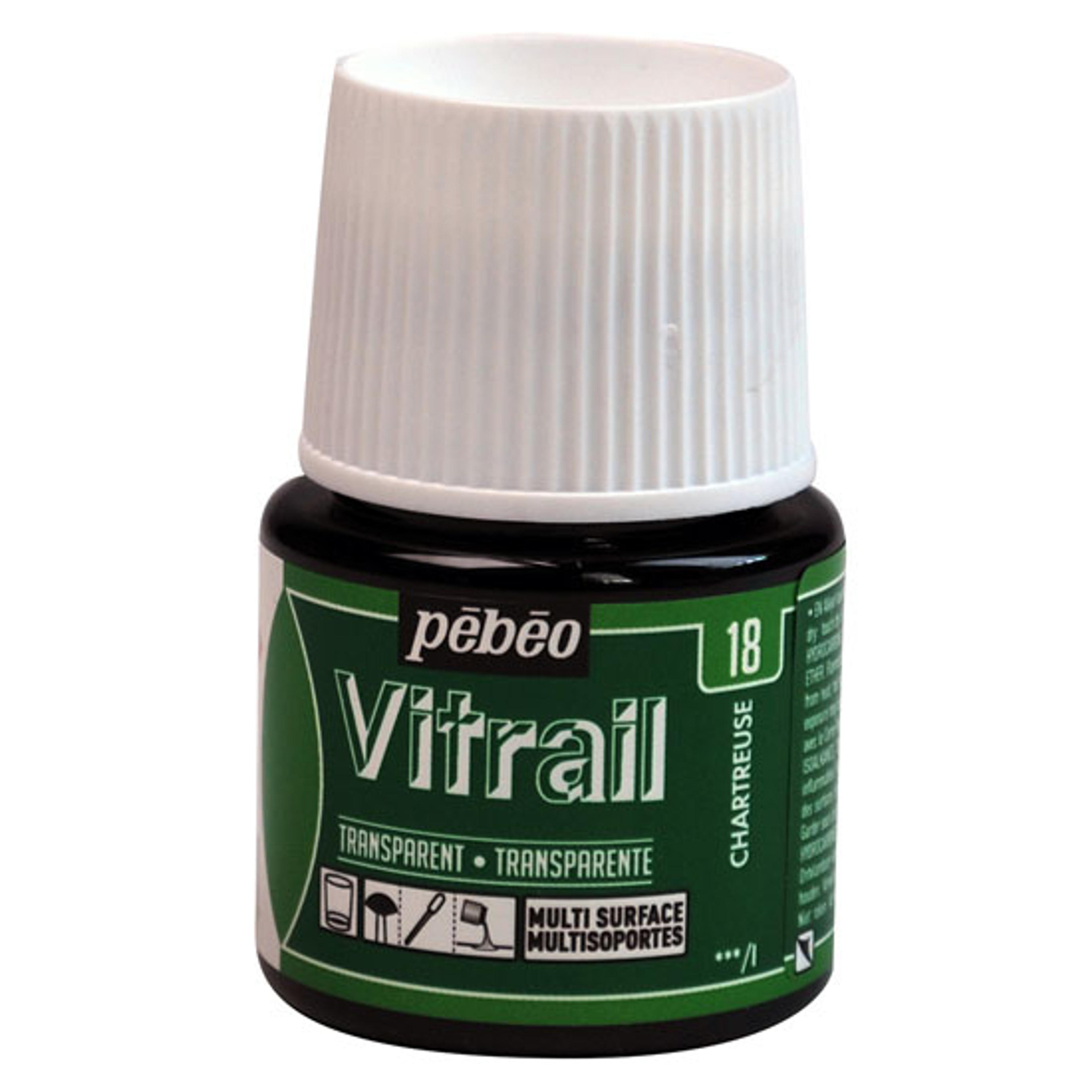Pebeo Vitrail Paints 45ml Colours - Chartreuse