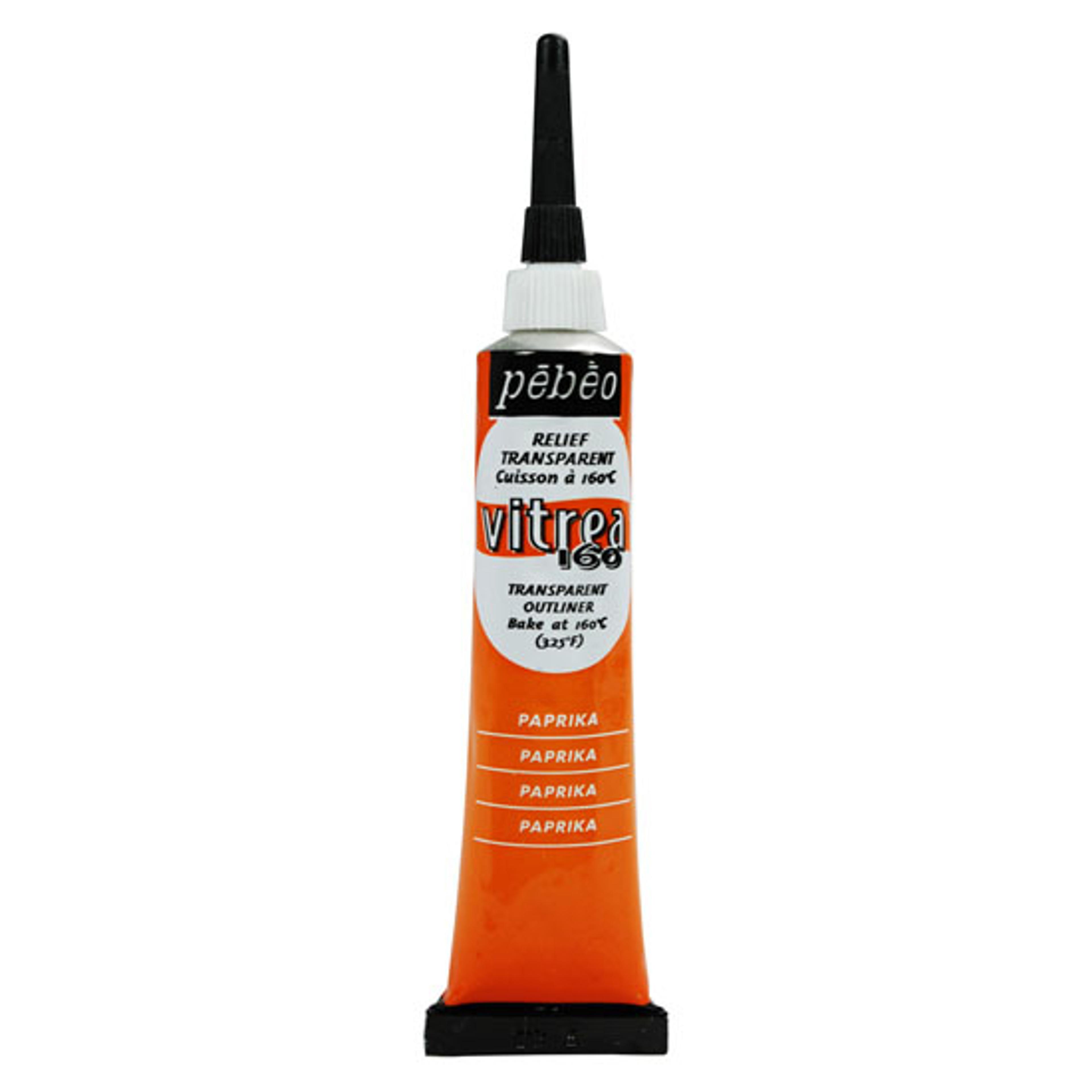Pebeo Vitrea 160 Paint Outliners 20ml - Paprika