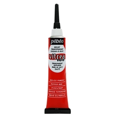 Pebeo Vitrea 160 Paint Outliners 20ml - Pepper Red