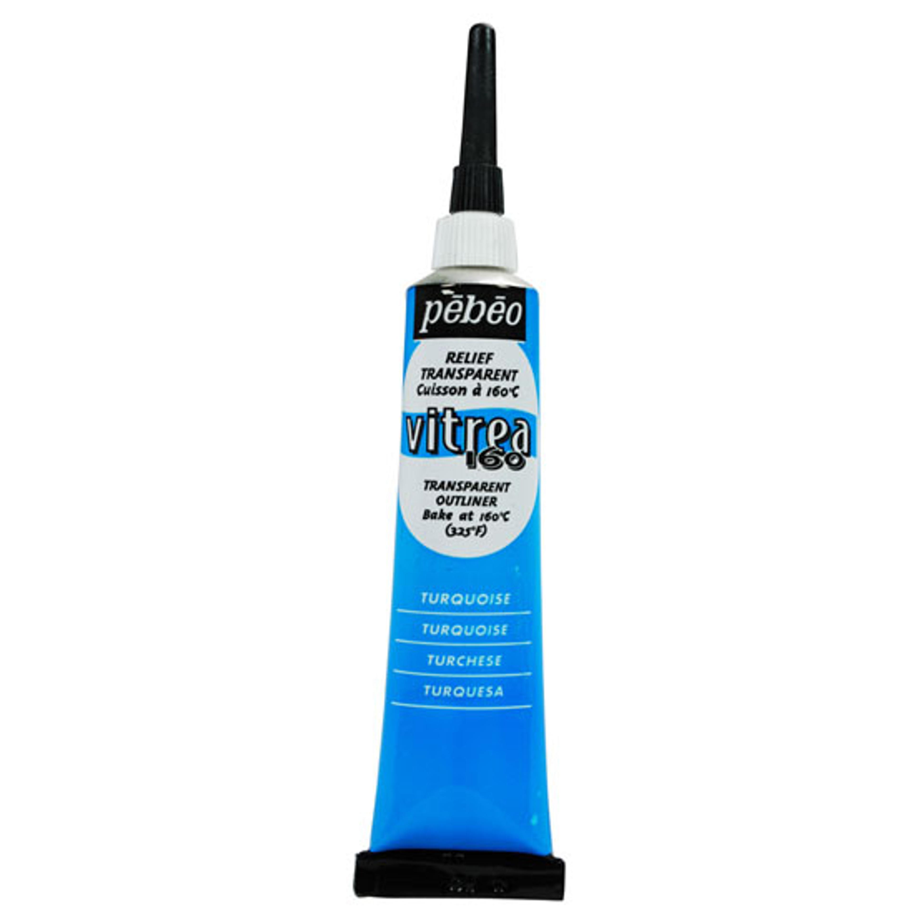 Pebeo Vitrea 160 Paint Outliners 20ml - Turquoise