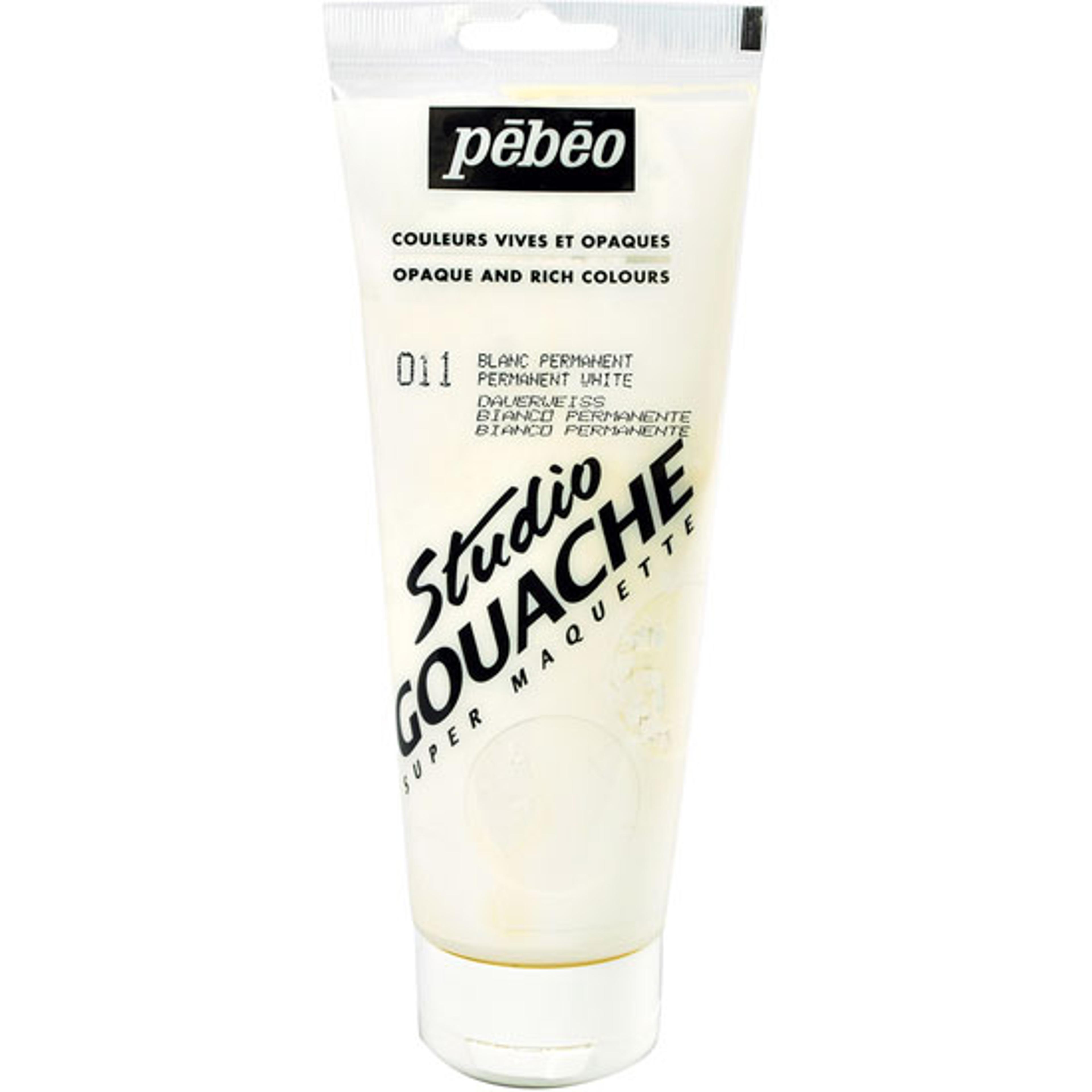Pebeo Studio Gouache 220ml - Permanent White