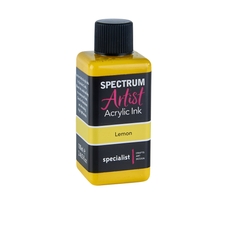 Spectrum Artist Acrylic Ink - 100ml - Lemon