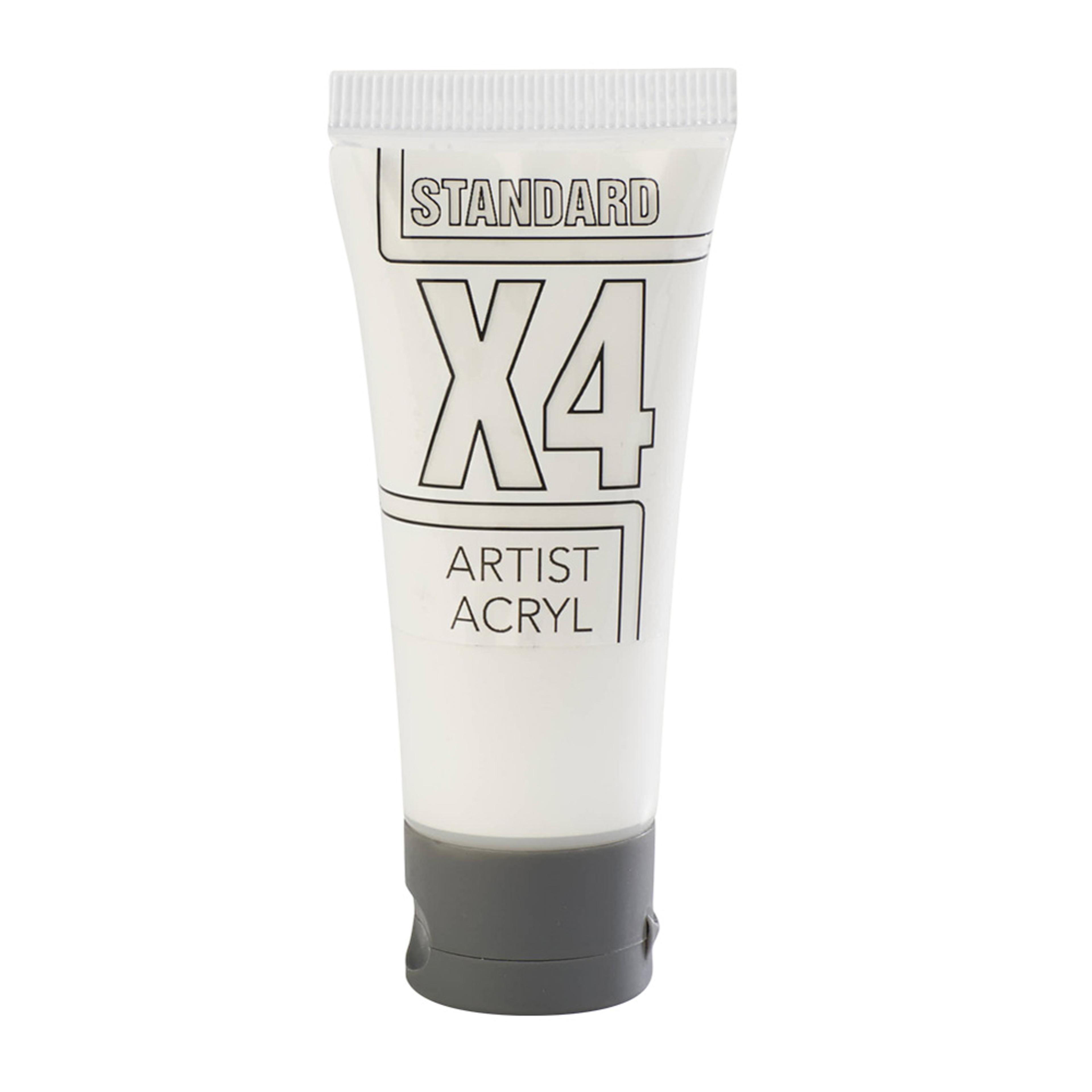X4 Standard Acryl 20ml Tube - Titanium White
