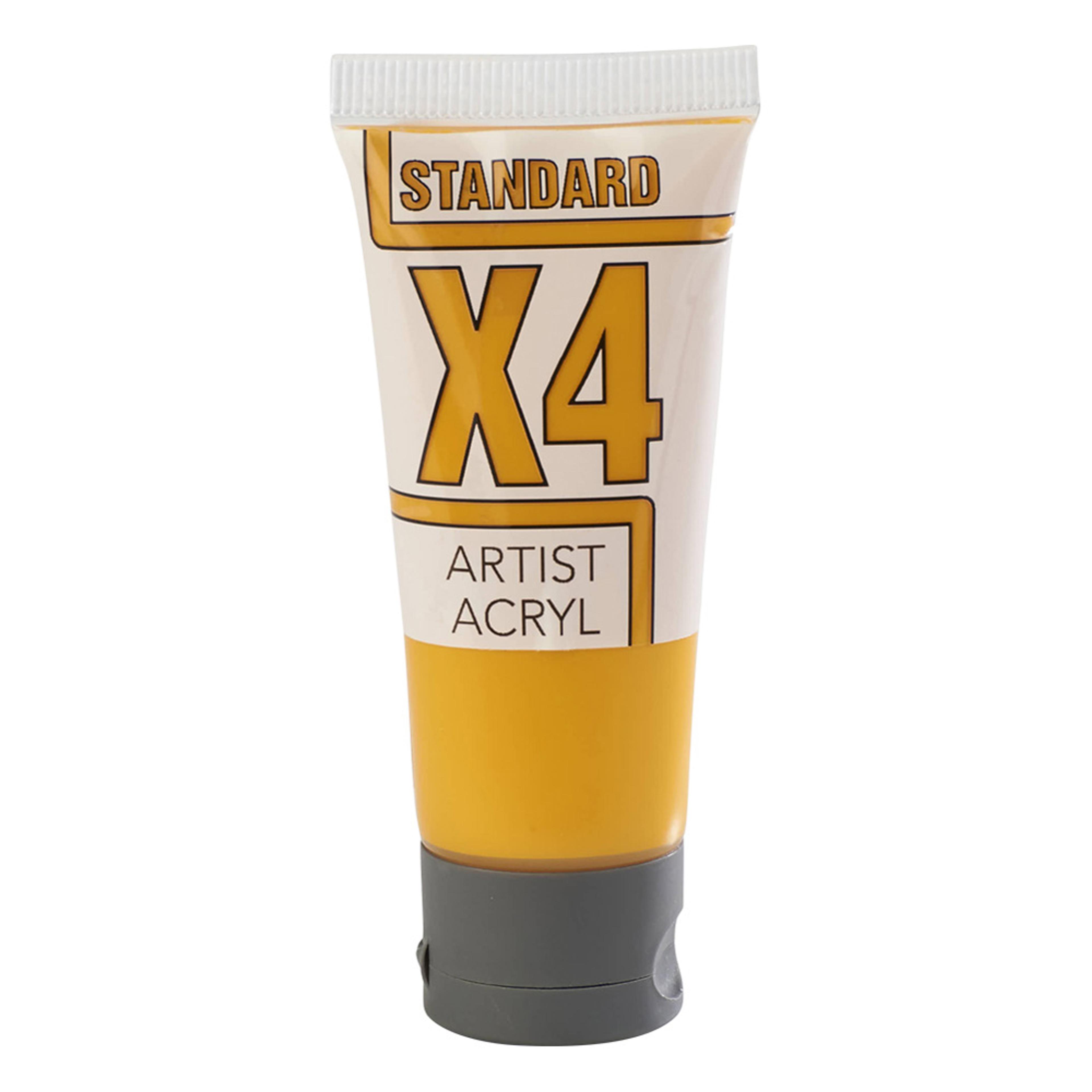 X4 Standard Acryl 20ml Tube - Cadmium Yellow Medium Hue