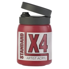 X4 Standard Acryl 500ml Bottle - Primary Magenta