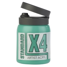 X4 Standard Acryl 500ml Bottle - Veronese Green