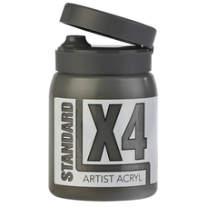 X4 Standard Acryl 500ml Bottle - Raw Umber