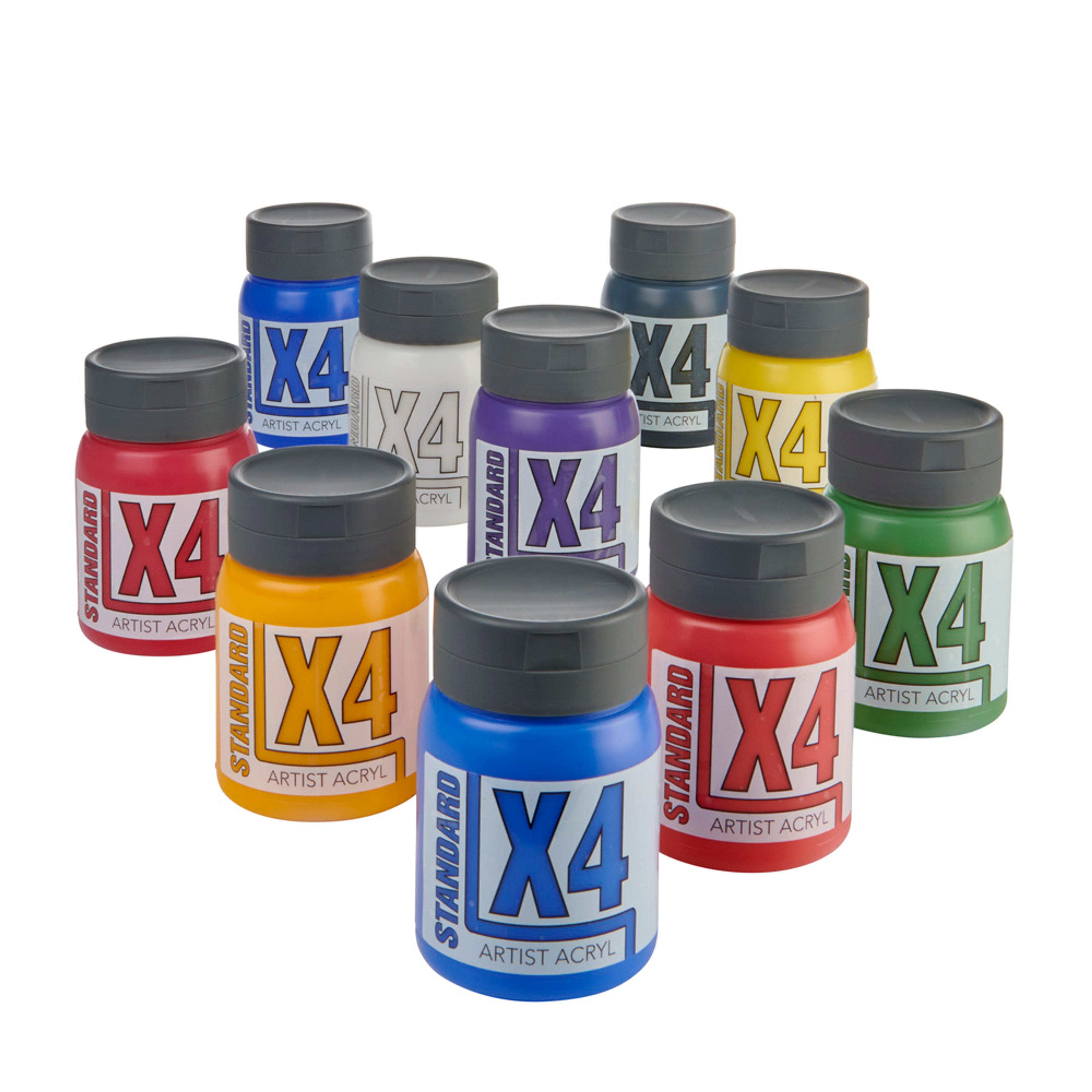 X4 Standard Acryl 500ml Assorted Set