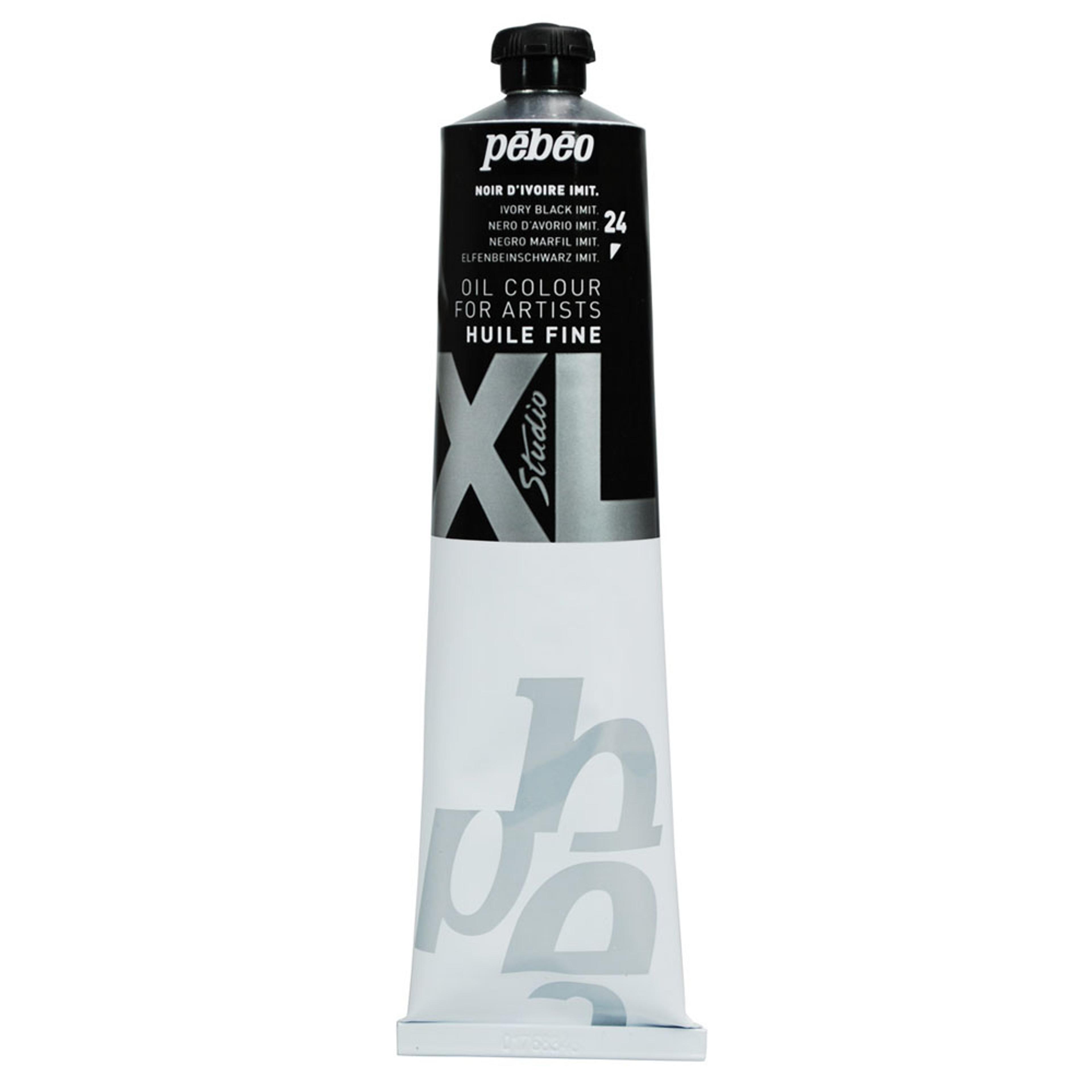 Pebeo XL Studio Oil Paint 200ml - Ivory Black Imitation