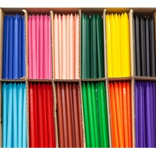 Scola Plastix Pencil Crayons Classpack - Pack of 300