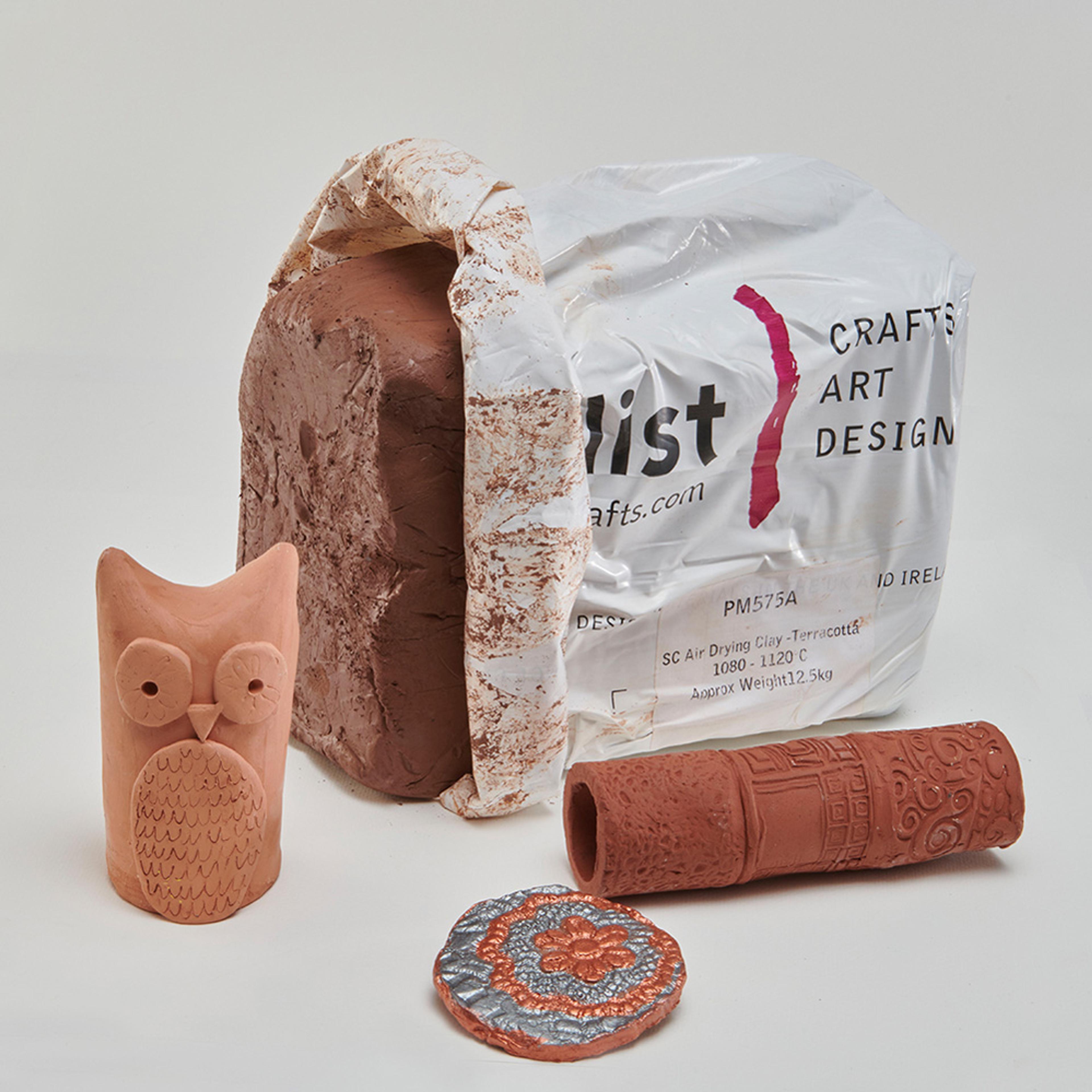 Specialist Crafts Air Drying Clay 12.5kg Bag - Terracotta