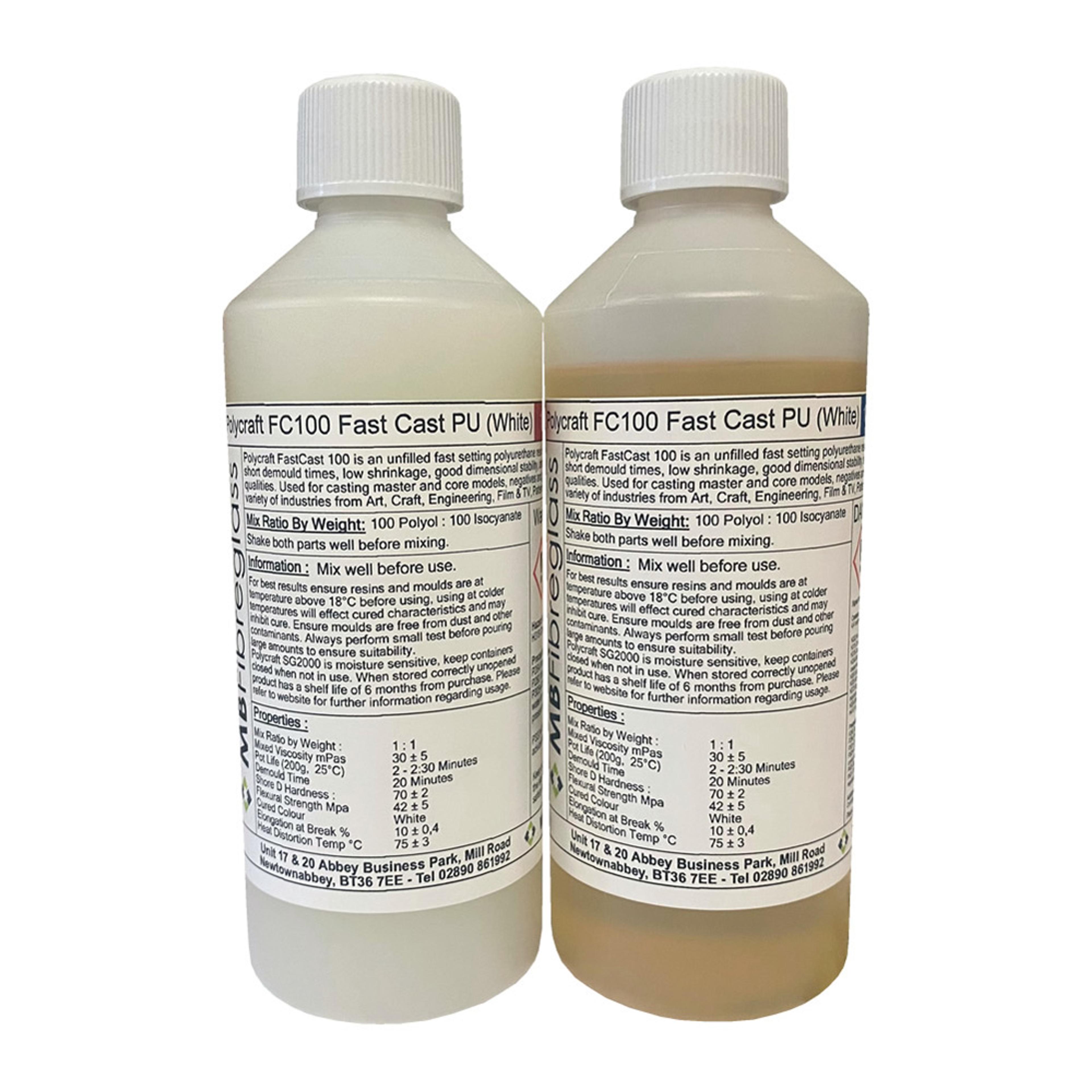 Polycraft FC100 Fast Cast Resin - 1kg Kit