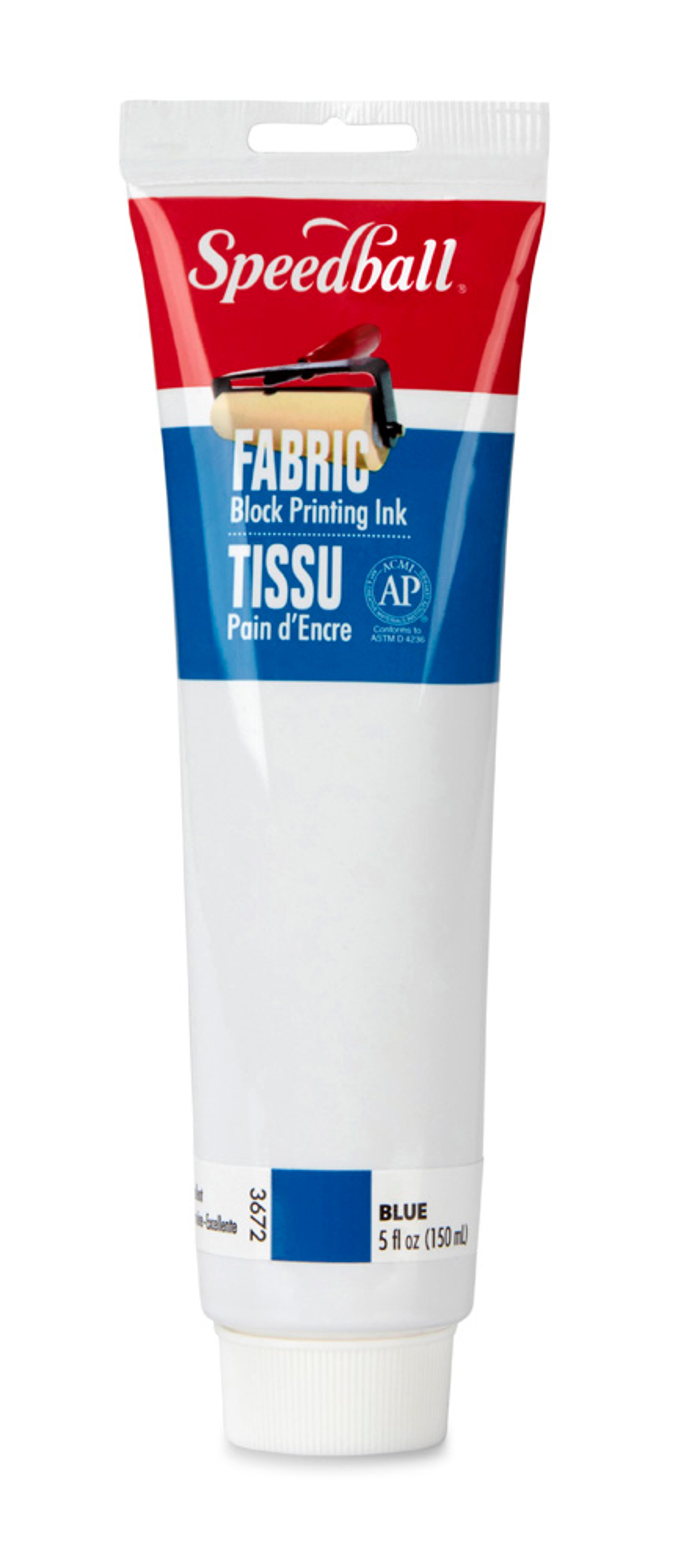 Speedball 150cc (5 oz.) Fabric Block Printing Ink Blue
