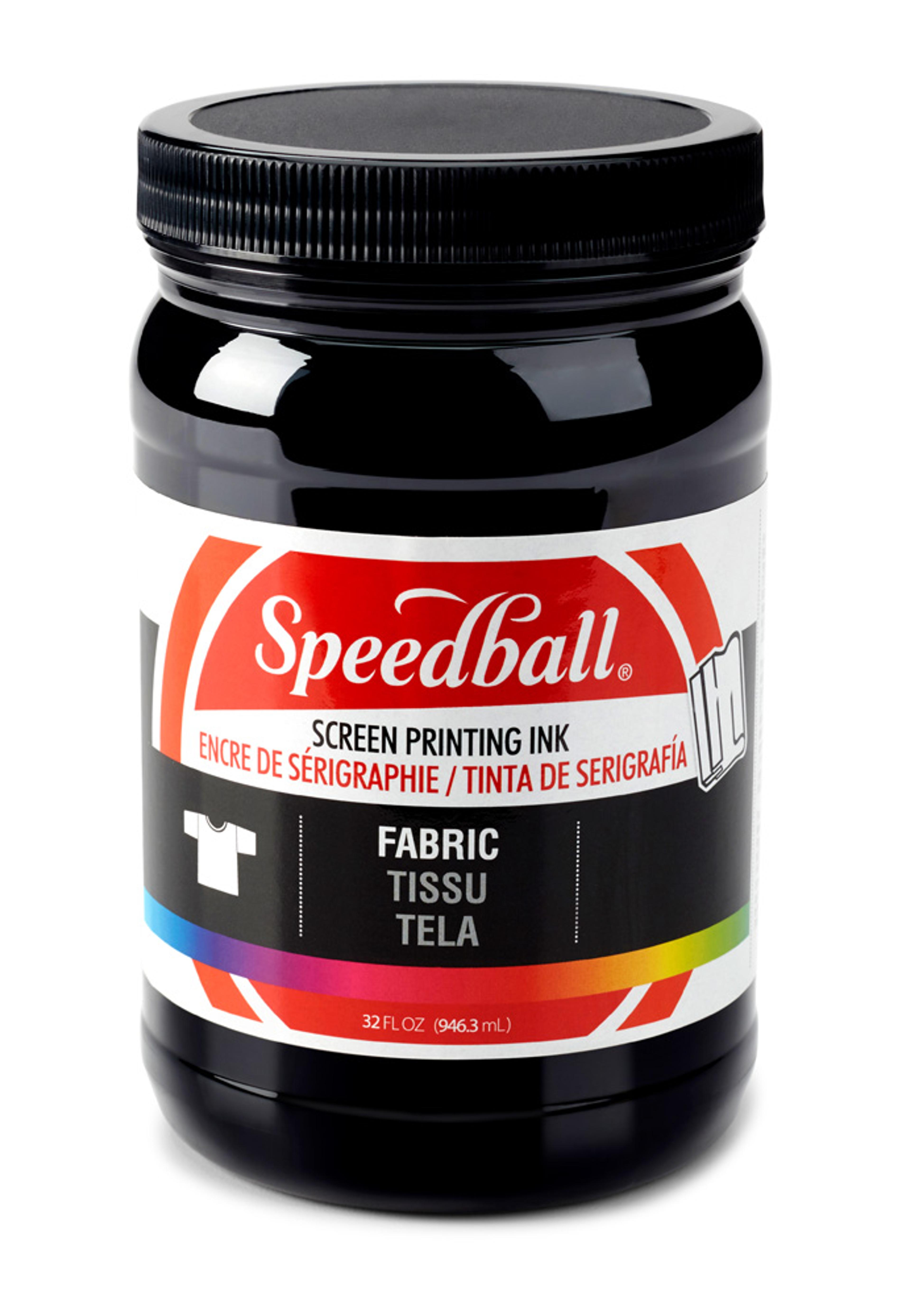 Speedball 32 oz Fabric Screen Printing Ink Black