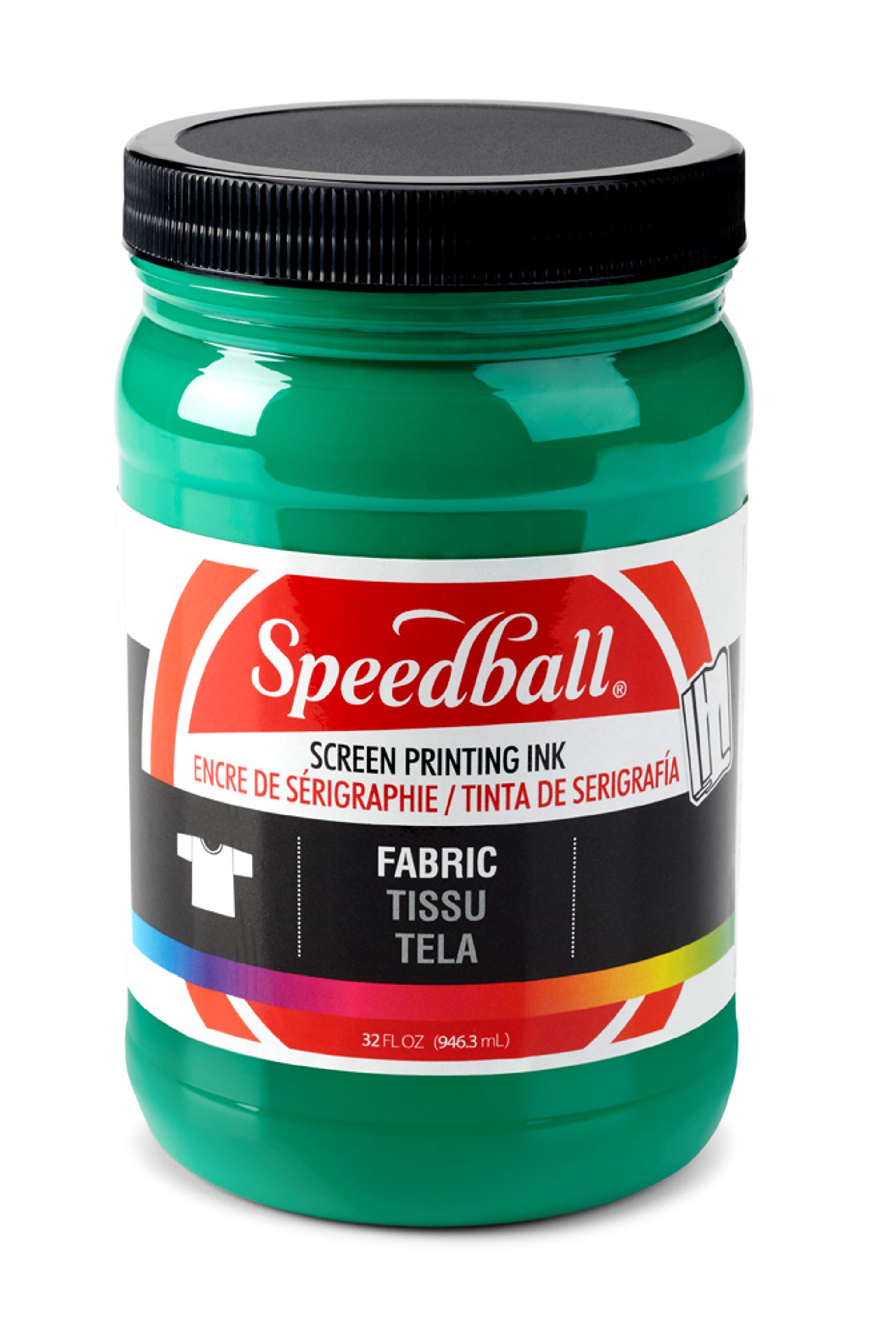 Speedball 32 oz Fabric Screen Printing Ink Green