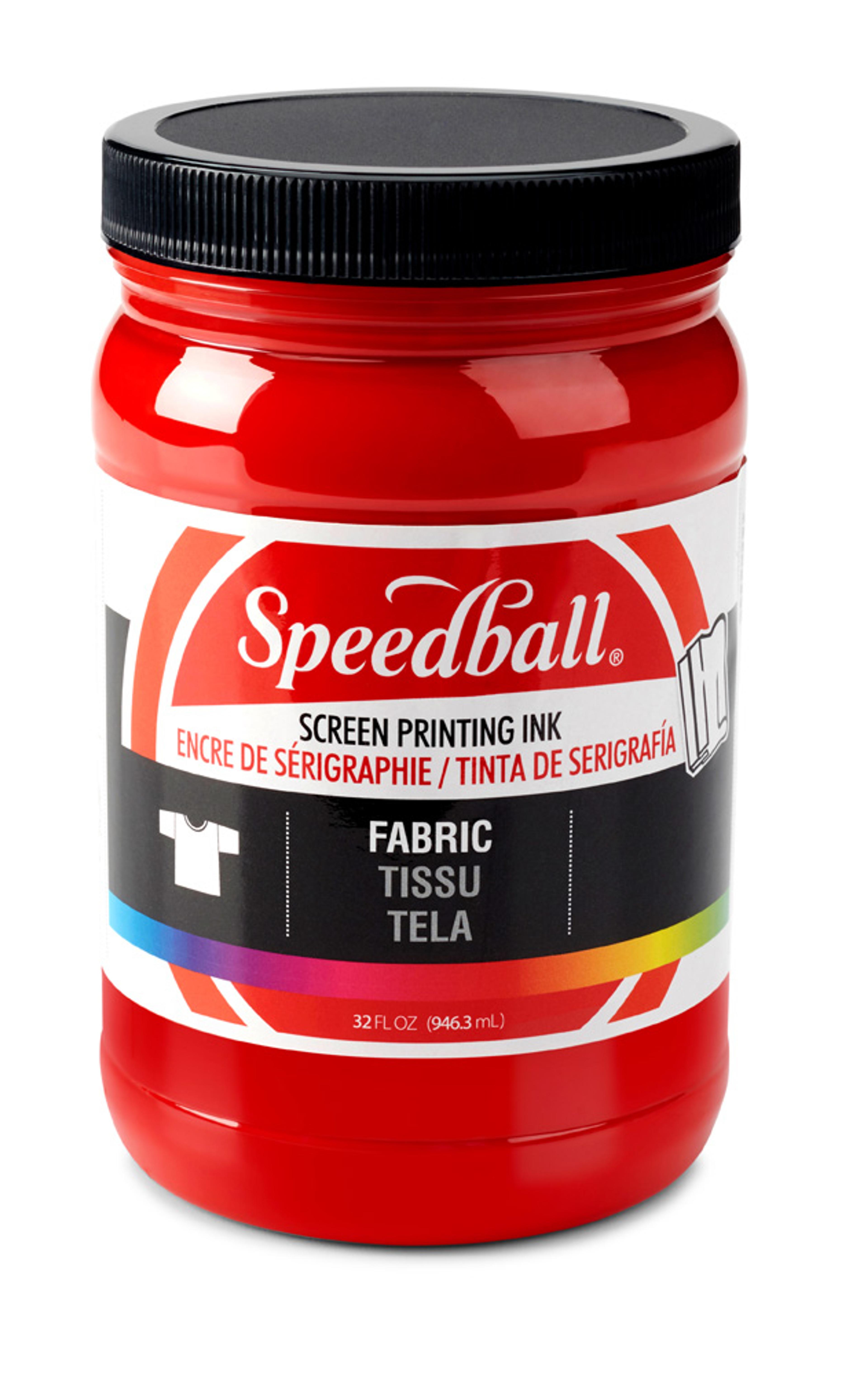 Speedball 32 oz Fabric Screen Printing Ink Red