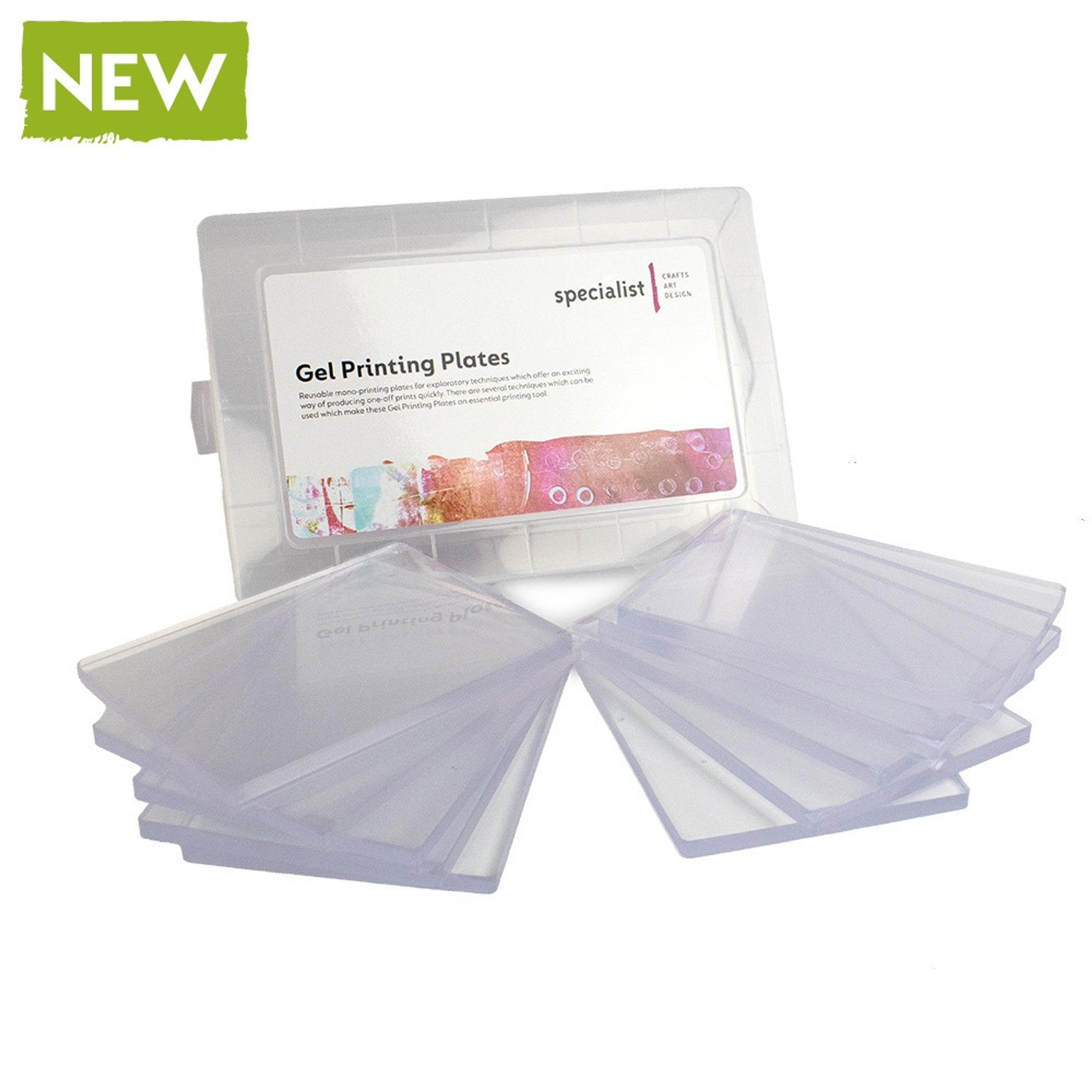 Specialist Crafts Gel Printing Plates A5 Pack of 10