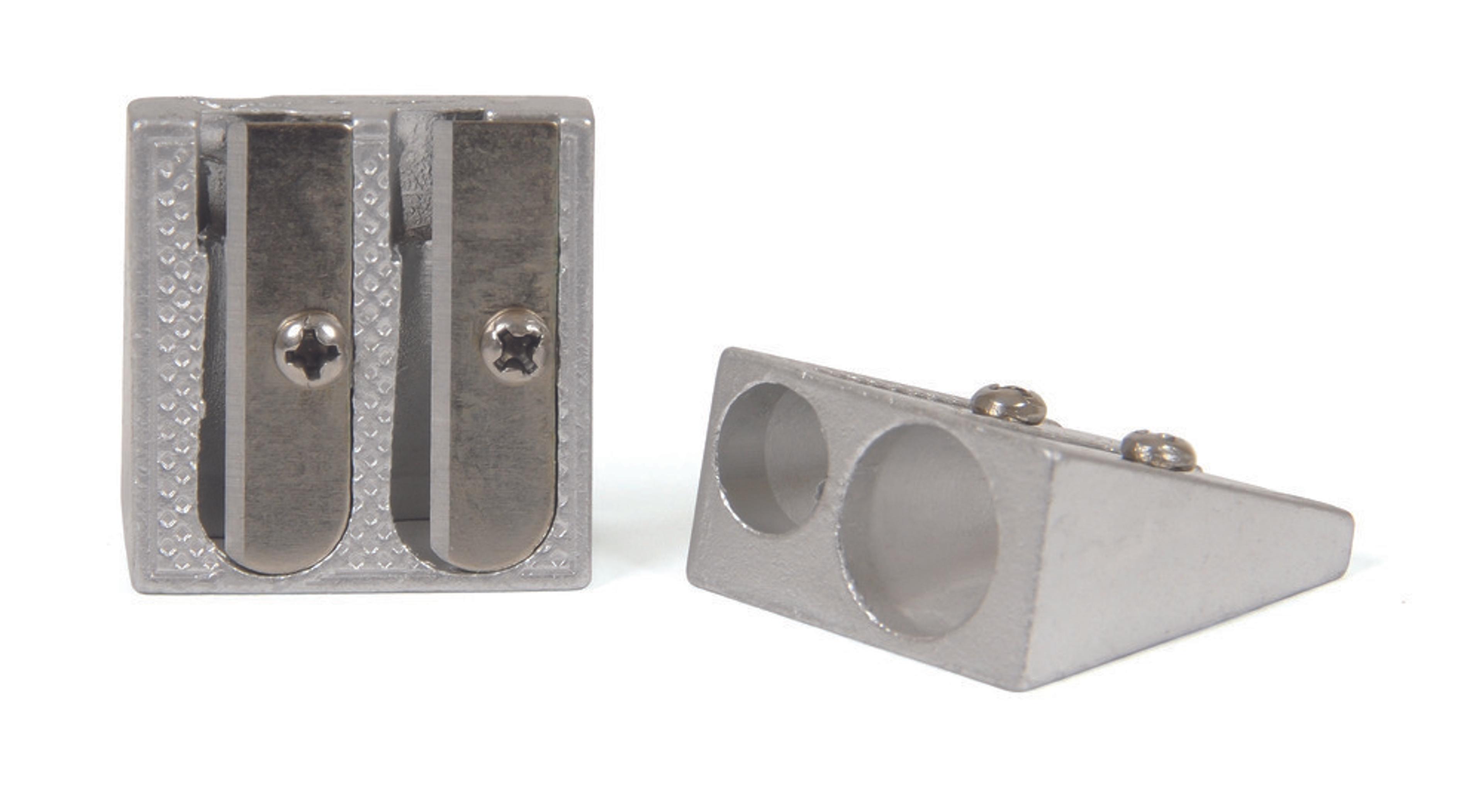Pencil Sharpener Metal Double Hole - Pack of 25