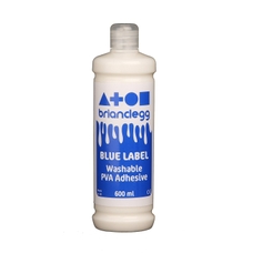 Blue Label Washable PVA Adhesive - 600ml
