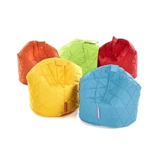 Quilted Toddler Beanbag - Aqua - Pack of 5