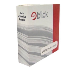 Blick Dispenser Labels 19mm Red - Pack of 1280