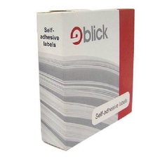 Blick Dispenser Labels 19mm Yellow - Pack of 1280