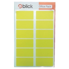 Blick Coloured Labels 25 x 50mm Yellow - Pack of 320