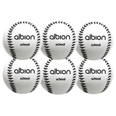 Albion School Rounders Balls - Pack of 6