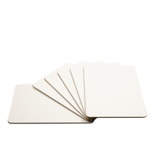 Show-me Drywipe Board A4 6mm Rigid White - Pack of 6