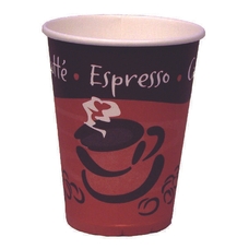 Single Wall Hot Cups - 25cl - Pack of 50