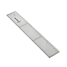 Plastic Grid Ruler - 30cm