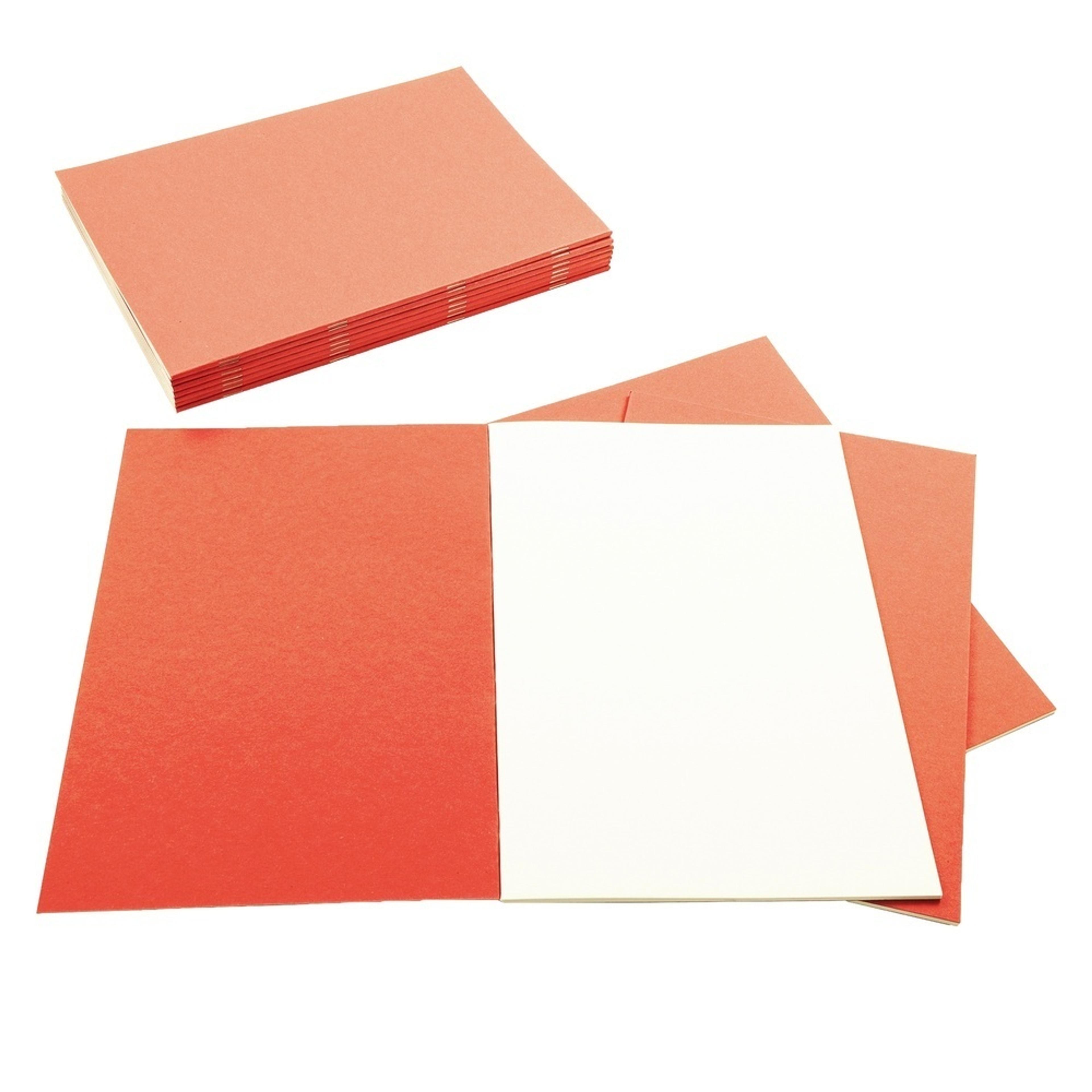 Creative A4 Sketchbook Portrait 100gsm 40 Page - Red - Pack of 10