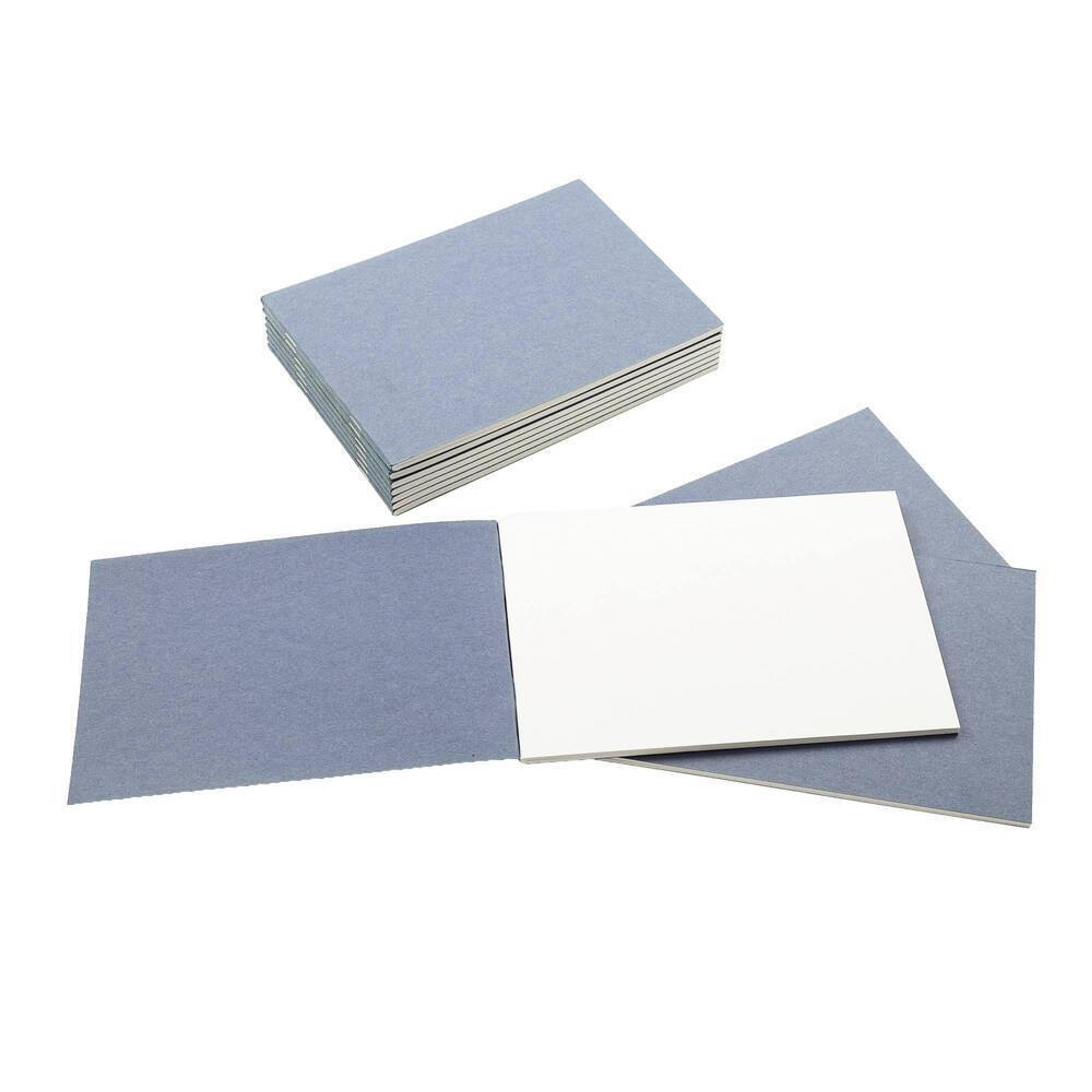 Creative A5 Sketchbook Landscape 140gsm 40 Page - Blue - Pack of 10