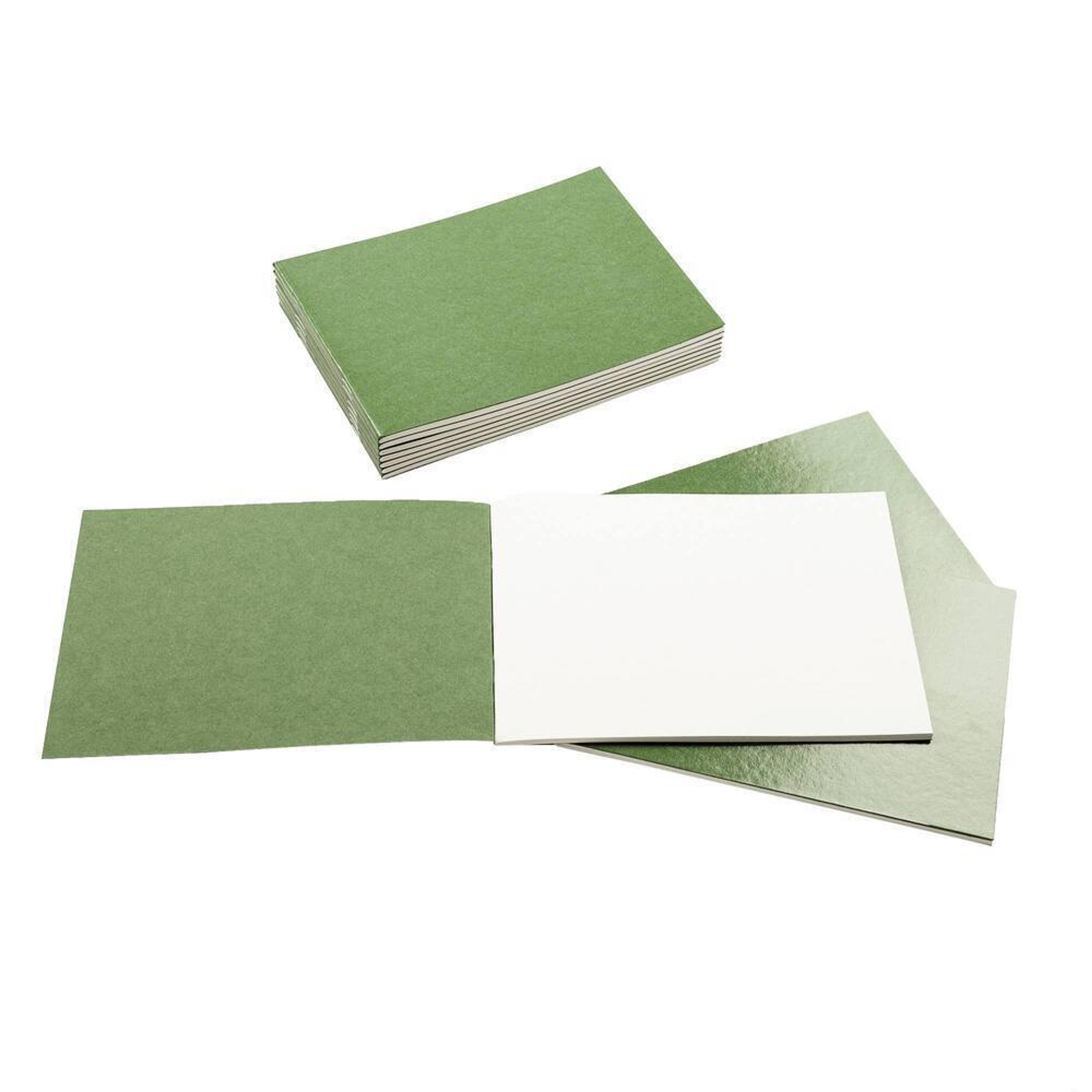 Creative A5 Sketchbook Laminated 100gsm 40 Page - Green - Pack of 10