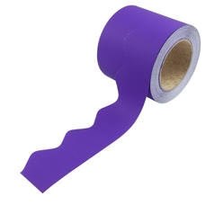 Border Rolls (Poster Paper) Scalloped - Purple