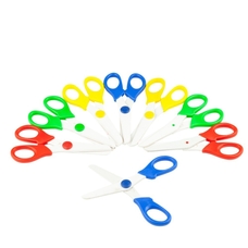 All Plastic Safety Scissors - Pack of 8