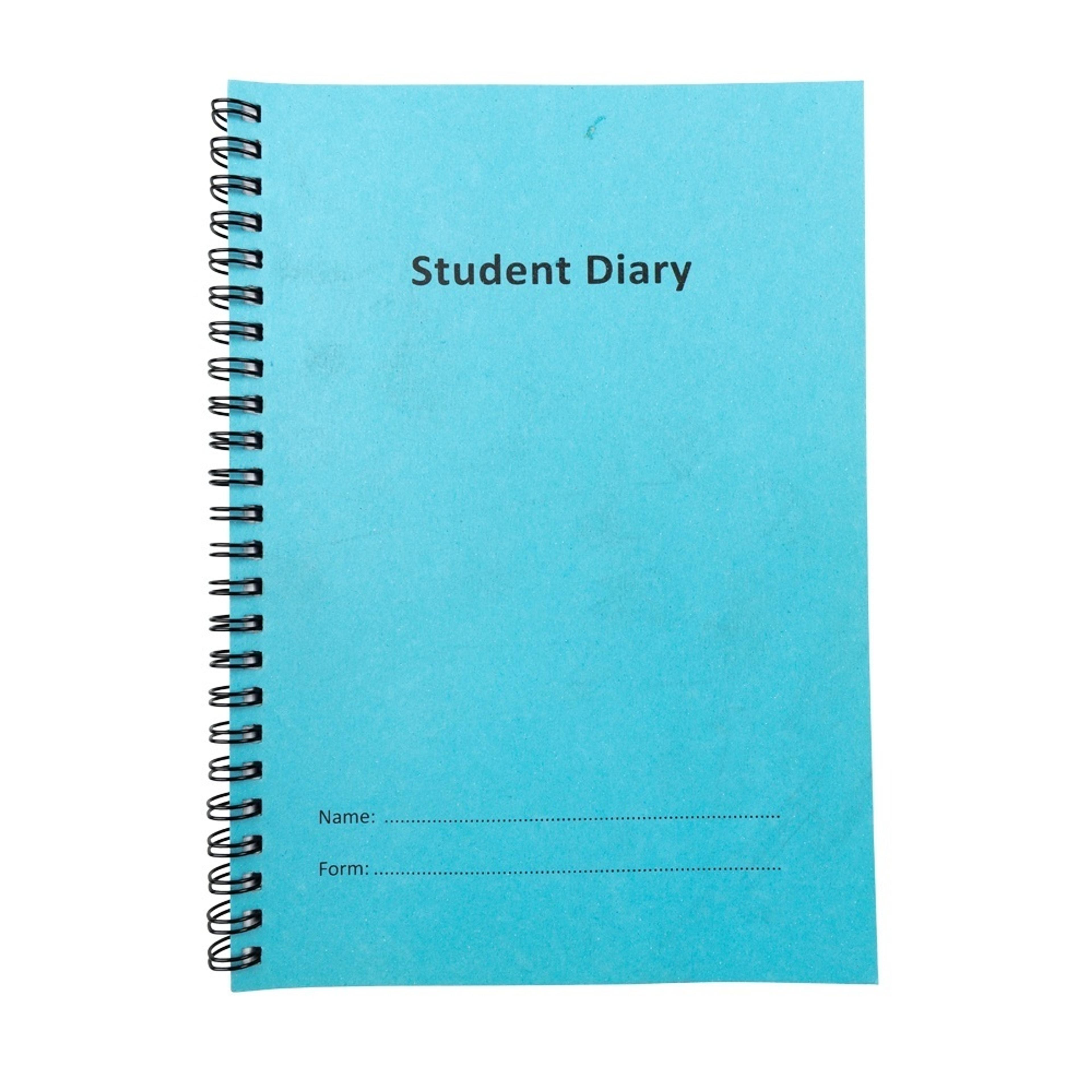 A5 Student Diary - Pearl Blue