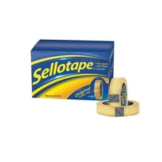 Orignal Sellotape Clear - 19mm x 33m - Pack of 8
