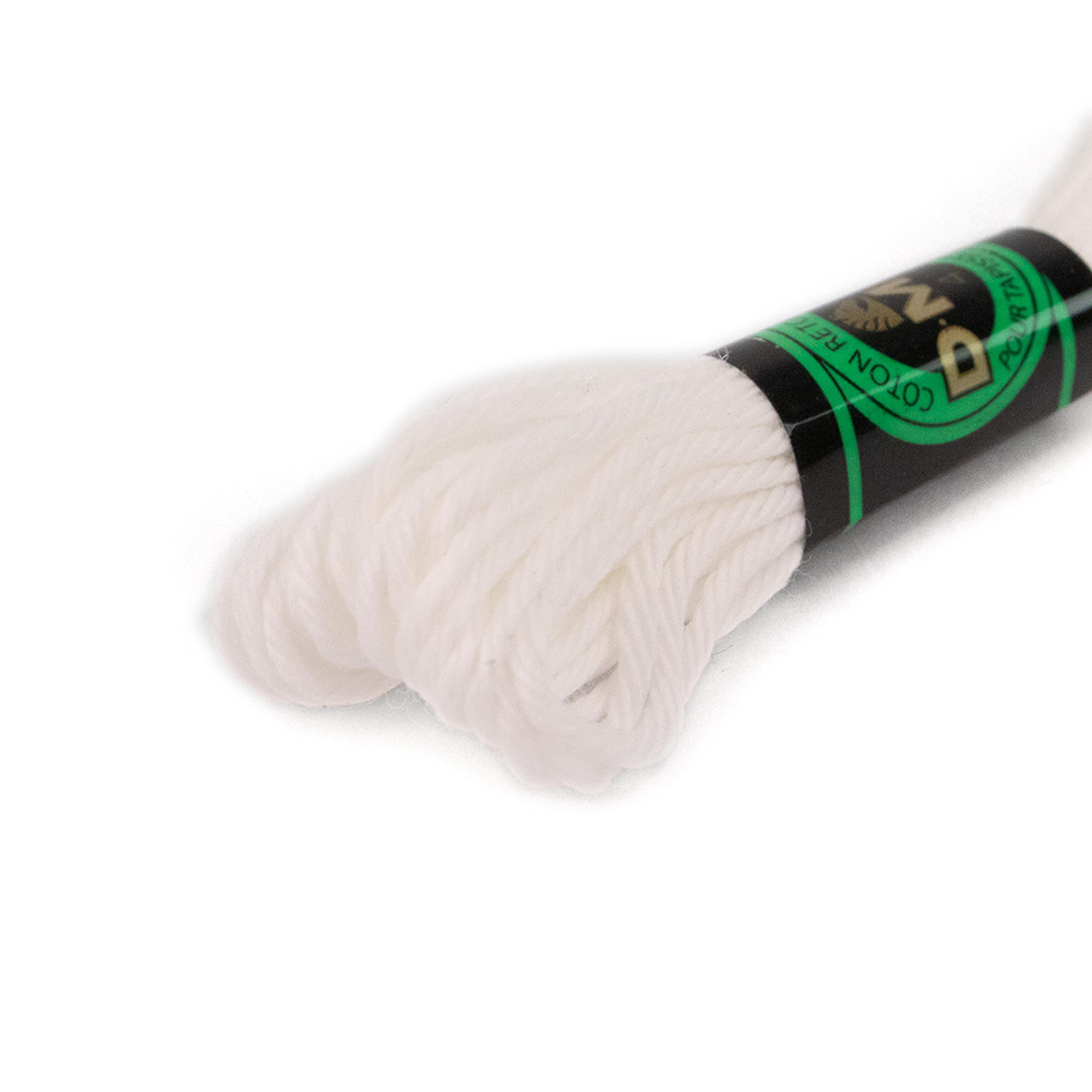 DMC Soft Cotton Embroidery Thread White
