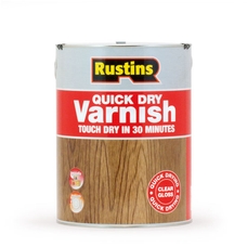 Rustins Quick Dry Acrylic Varnish - Gloss - 5L