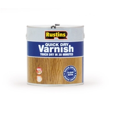 Rustins Quick Dry Acrylic Varnish - Satin - 2.5L