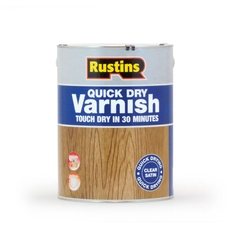Rustins Quick Dry Acrylic Varnish - Satin - 5L