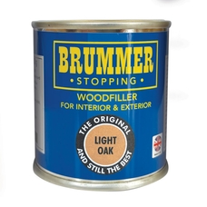 Brummer Stopping Interior & Exterior Wood Filler 250g - Light Oak