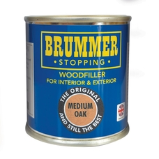 Brummer Stopping Interior & Exterior Wood Filler 250g - Medium Oak
