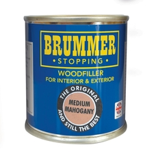 Brummer Stopping Interior & Exterior Wood Filler 250g - Medium Mahogany