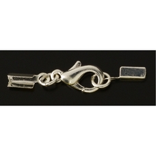 Lobster Clasps with Box Closer - Silver Plated Pack