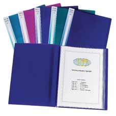 Snopake Electra A3 Display Books 24 Pocket Assorted - Pack of 5
