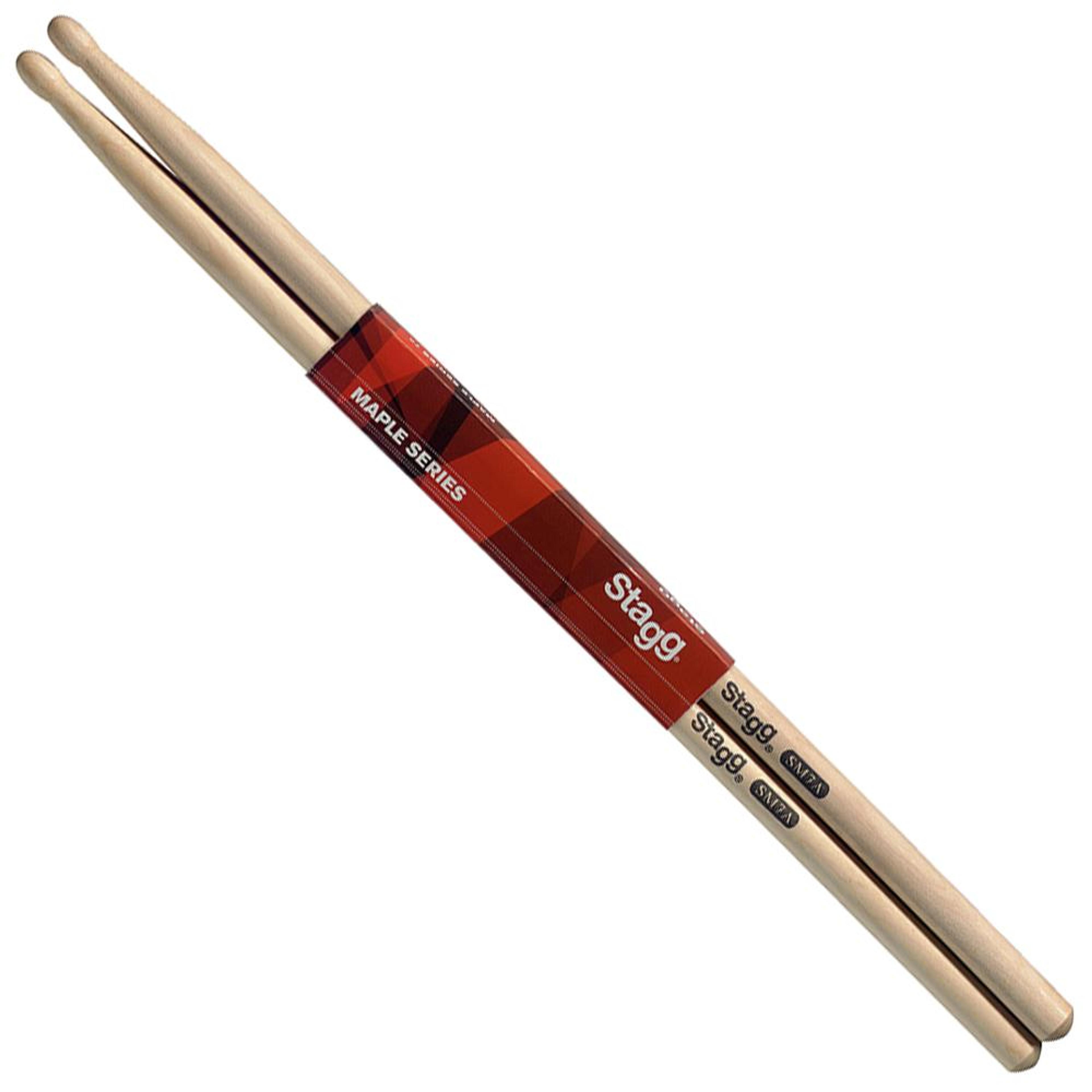Stagg SM7A Maple Drum Sticks - Wooden Tip - Pair
